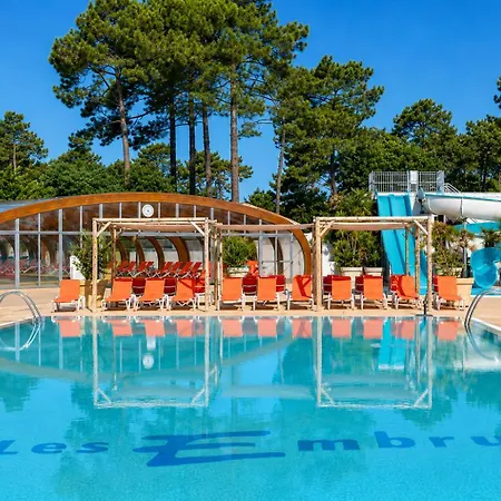 Parque de Campismo Les Embruns, Mobile 7 Pers, Climatisation, Espace Aquatique Et Plage, Cap Ferret